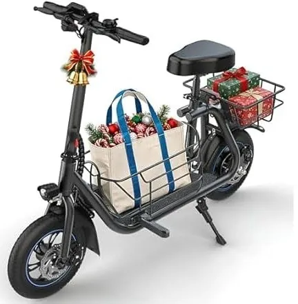 Gyroshoes 550W eScooter w/ Seat & Basket