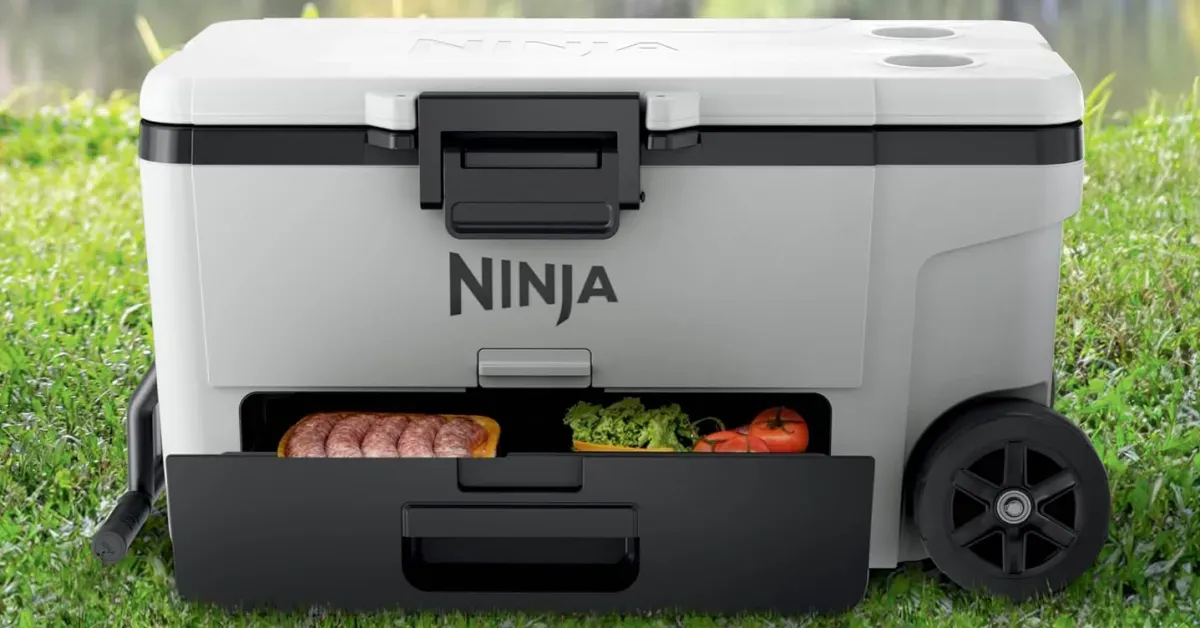 Ninja FrostVault 65-Quart Cooler with wheels