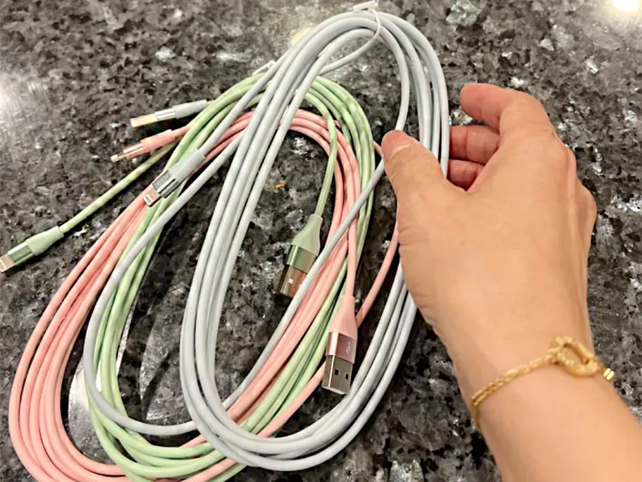 iPhone 10′ Fast Charging Lightning Cables 3-Pack