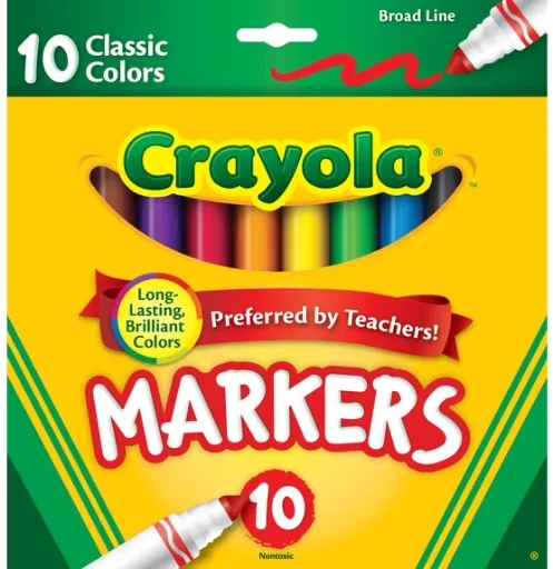 Crayola Broad Line Markers 10 Count