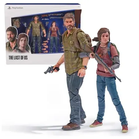 PlayStation The Last of Us 6" Joel & Ellie Action Figures