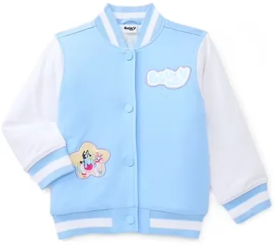 Character Toddler Varsity Jacket with Lining (Bluey, Hello Kitty, Toy Story, Hot Wheels)