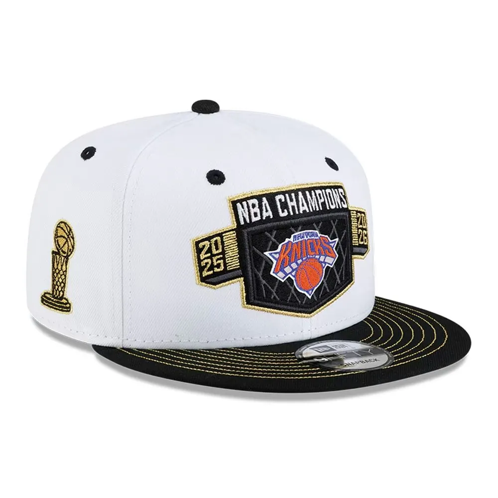 New York Knicks New Era Youth 2026 NBA Finals Champions Locker Room 9FIFTY Snapback Hat