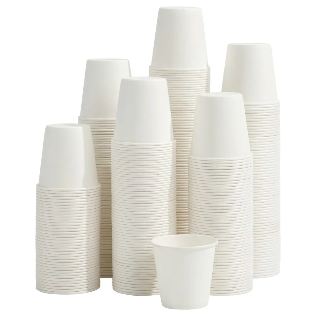 ECOEXTRA 300-Pack 3-oz. Disposable Paper Bathroom Cups
