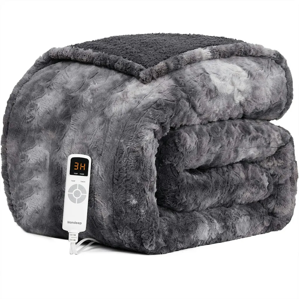 Hansleep Electric Heated 50" x 60" Throw Blanket