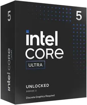Intel Core Ultra 5 245KF, Arrow Lake 14-Core (6P+8E), LGA 1851, 125W Desktop Processor - BX80768245KF