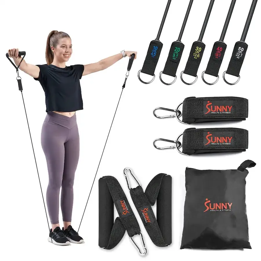 Sunny Health & Fitness Resistance Tube Set