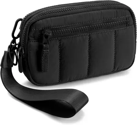Gitus Puffer Crossbody Purse Wristlet w/ RFID Blocking