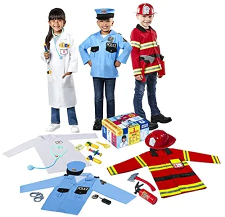 Rubies Everyday Heroes Dress Up Trunk Set Toy for Kids