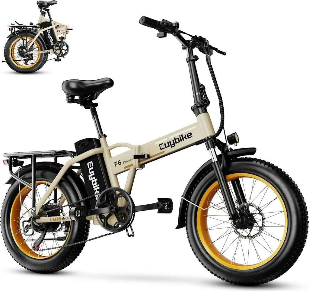 Euybike 20" Fat Tire Foldable Electric Bike