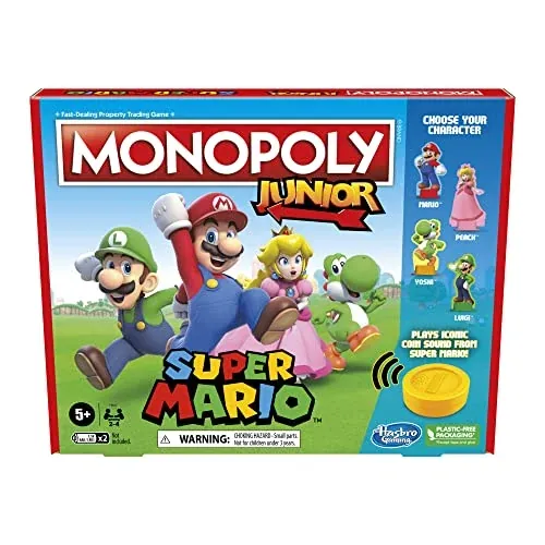 Monopoly Junior Board Game Super Mario Edition