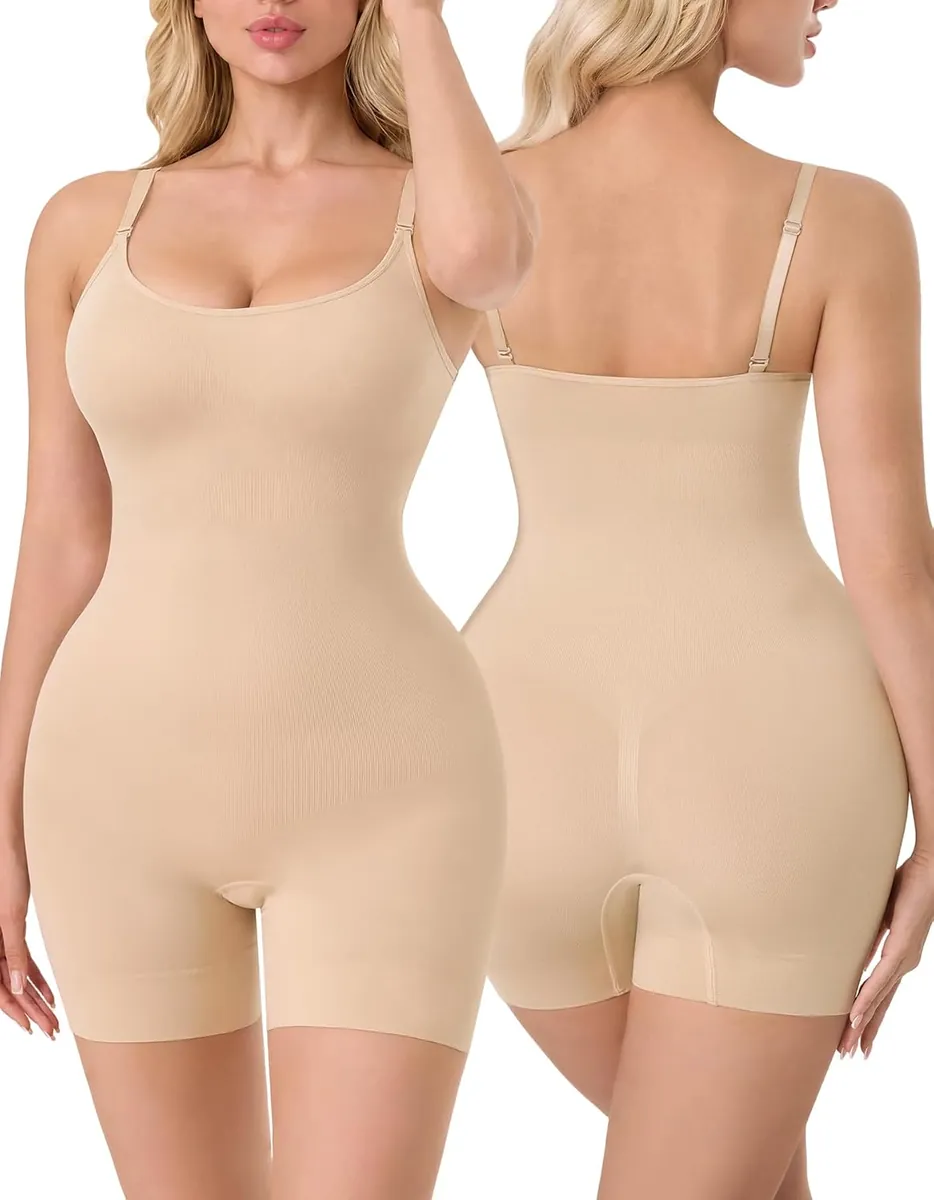 SIMIYA Bodysuit w/Built-in Bra