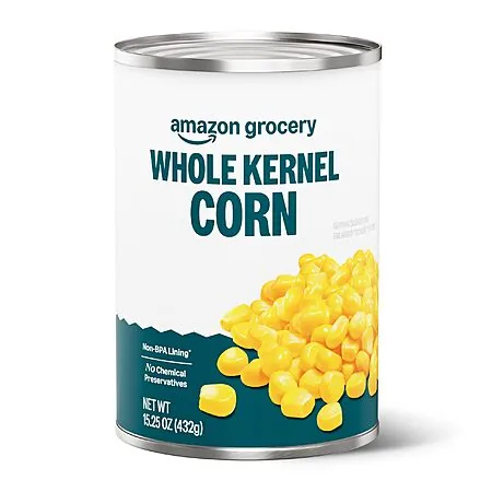 Prime Members: 15.25-Oz Amazon Grocery Canned Whole Kernel Corn