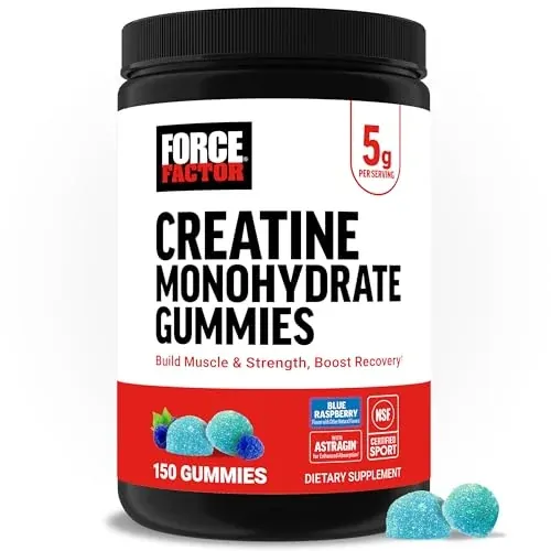 Force Factor Creatine Monohydrate Gummies 150-Count