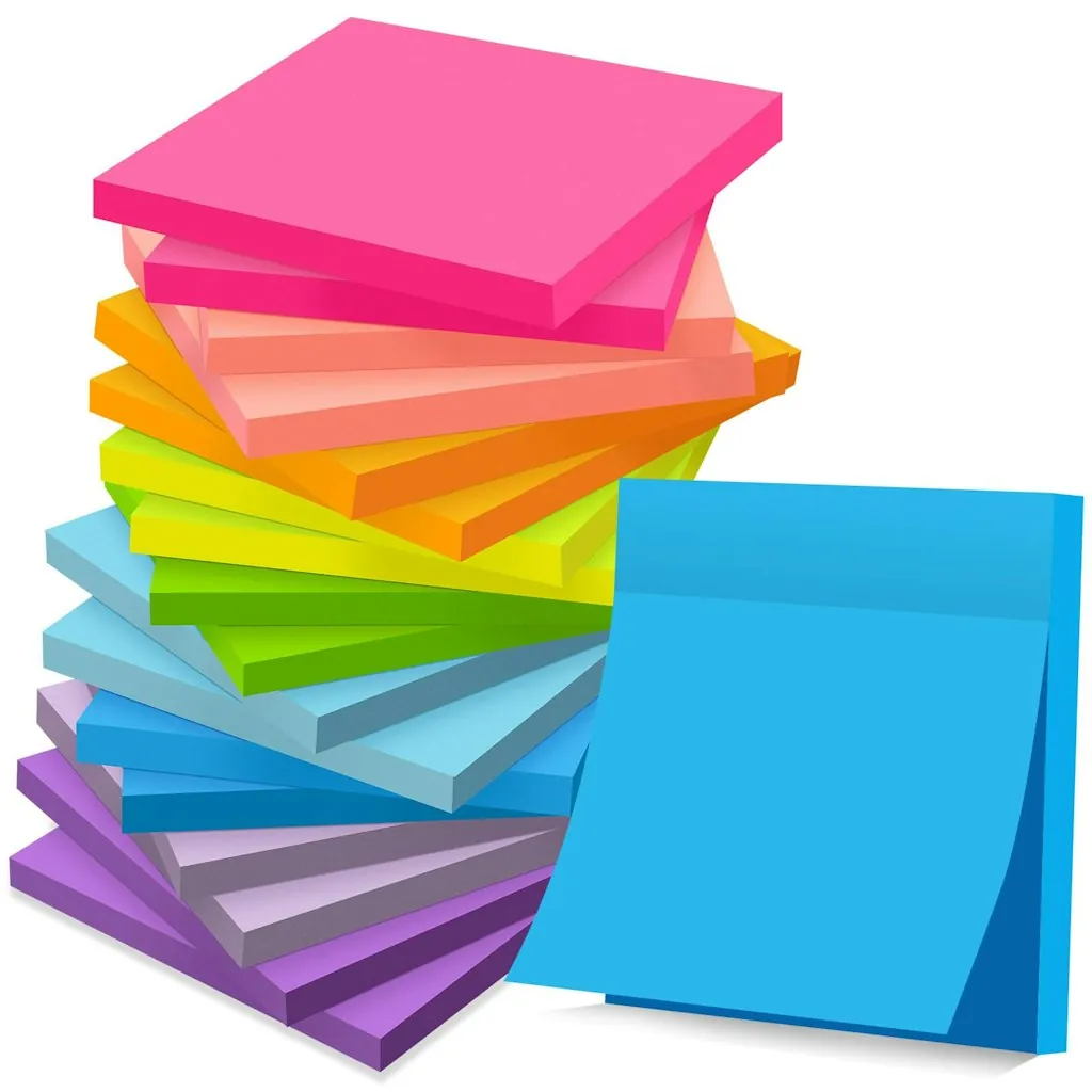 3" x 3" Sticky Notes 18-Pack