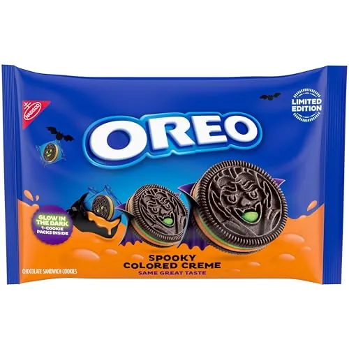 OREO Spooky Creme Halloween Cookies 14-Count Single Packs