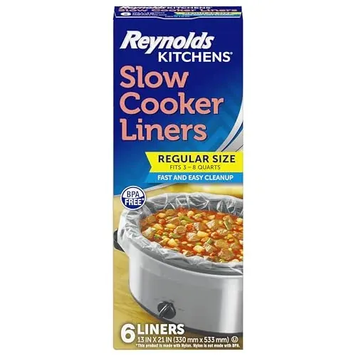 Reynolds Kitchens Premium Slow Cooker Liners 6-Count