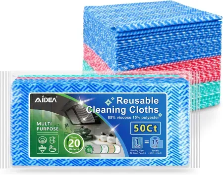 50-Count AIDEA Cleaning Wipes Reusable Paper Towels