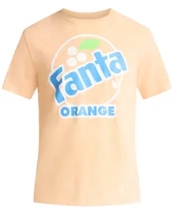 Fanta Men's Orange Graphic Tee