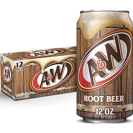 12-Pk 12-Oz A&W Root Beer Soda
