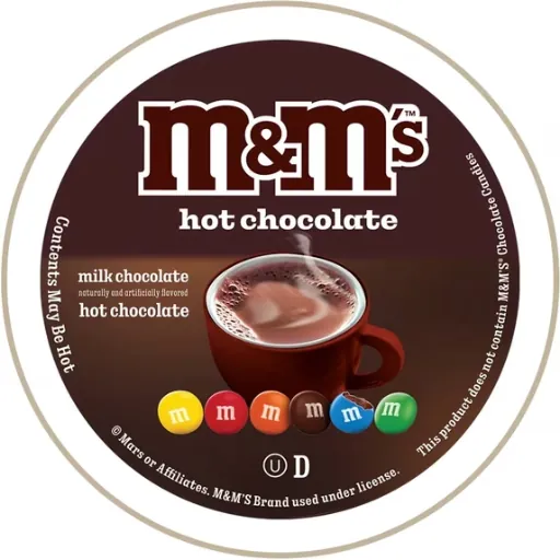 M&M's Milk Chocolate Flavored Hot Cocoa K-Cup 18 Count