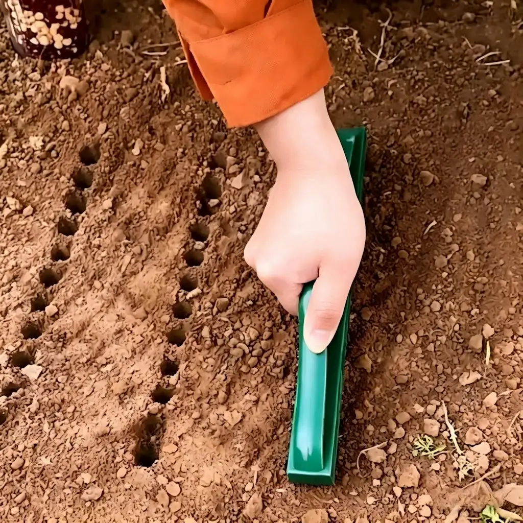 Handheld Garden Seed Sower & Soil Dibber Tool