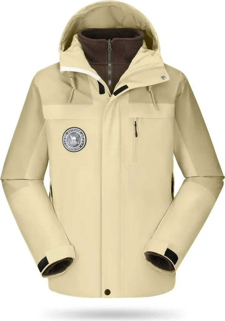 Camelsports Men's 3-in-1 Waterproof Ski Jacket
