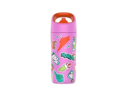 Gatorade Kids' Rookie 12-Oz Insulated Stainless Steel Water Bottle (Pink)