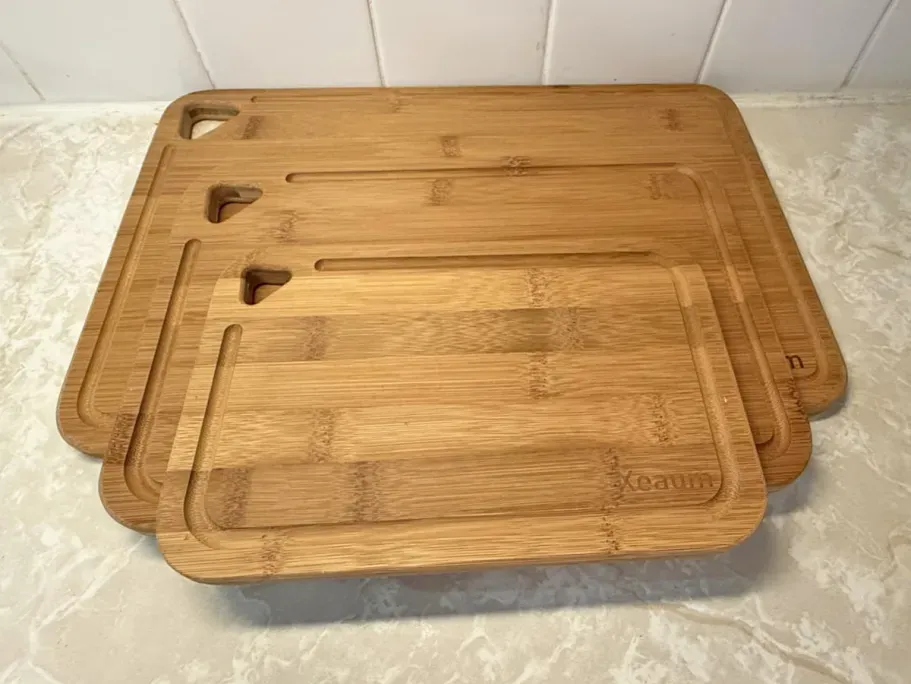 Bamboo Cutting Board 3-Piece Set