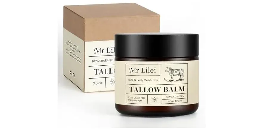 4.06 oz Beef Tallow and Honey Balm Moisturizer