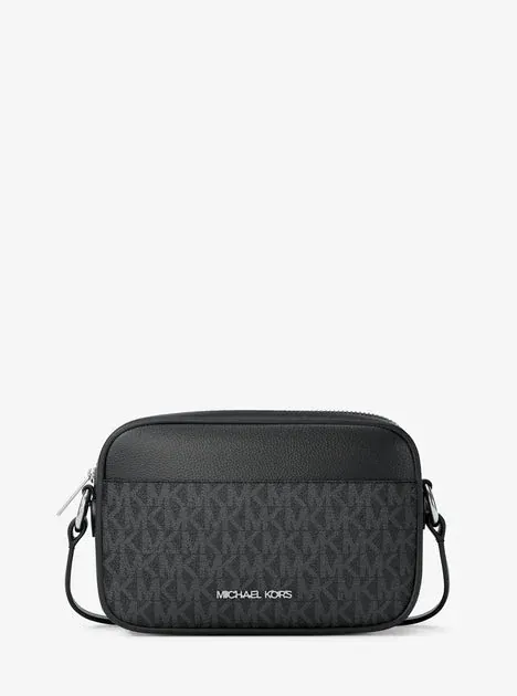 Michael Kors Jet Set Travel Small Signature Logo Camera Crossbody Bag