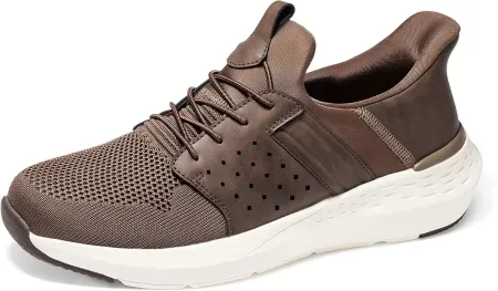 Bruno Marc Men's Slip-On Knit Loafer Sneakers