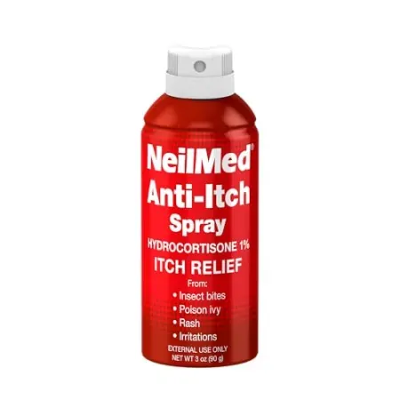 3oz NeilMed Anti-Itch Relief Spray with 1% Hydrocortisone