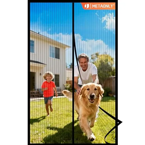 METAONLY 38" x 82" Magnetic Screen Door Mesh
