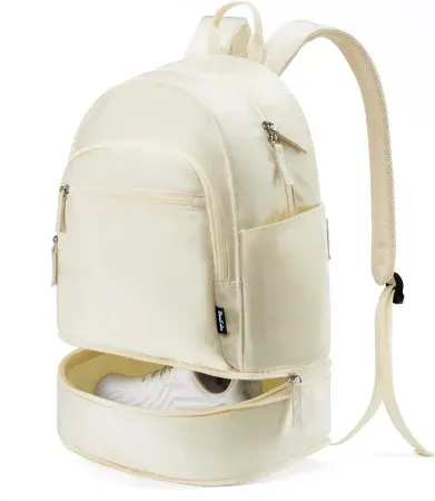 Uselike 26L Gym Backpack w/ Shoe Compartment