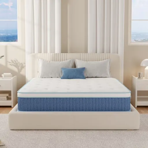 EGOHOME ChillWeave 12 Inch Queen Mattress