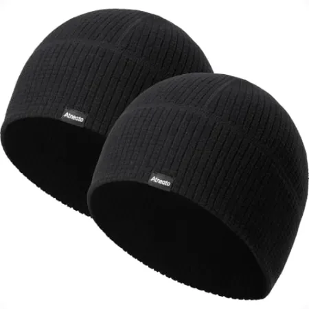 2-Pack Atneato Thermal Running Skull Caps / Helmet Liners