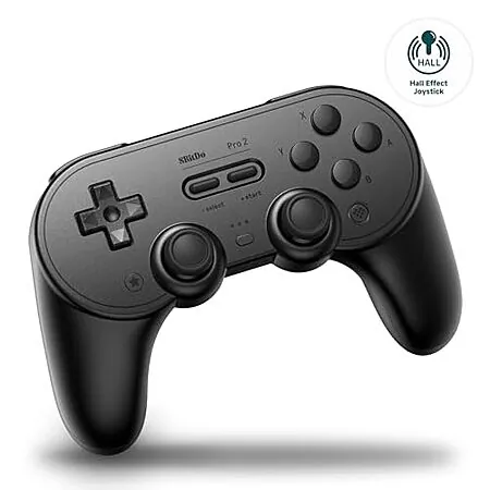 8Bitdo Pro 2 Bluetooth Controller for Switch (Black)
