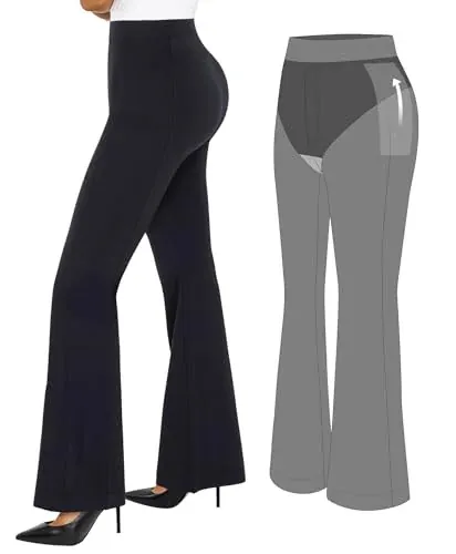 Popilush Women’s Tummy Control Work Pants