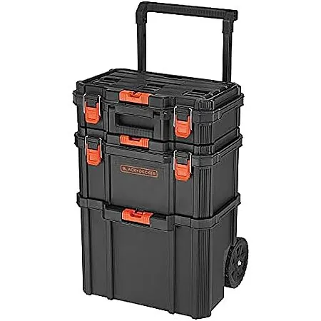 3-Pc BLACK+DECKER Stackable Storage System Set + $8.80 Amazon Credit