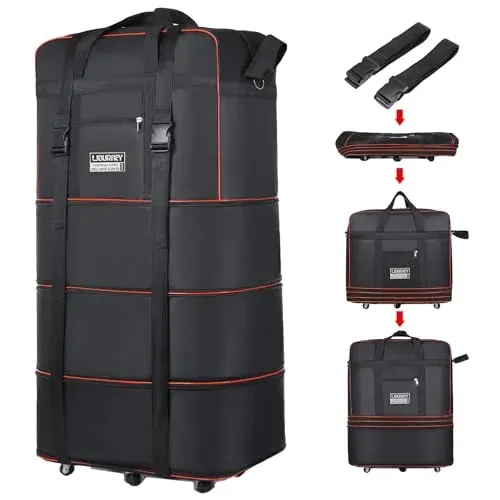 Expandable Foldable Rolling Travel Bag