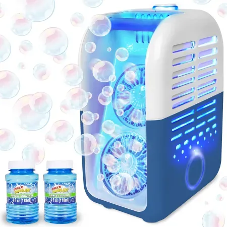 Light Up Portable Bubble Blower Party Machine