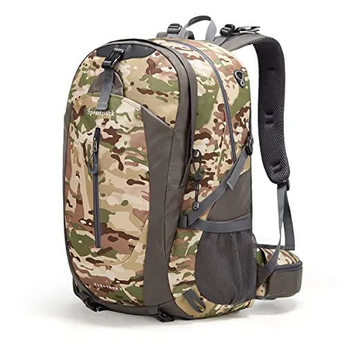 SPEEDPARK 40L Hiking Backpack with Rain Cover