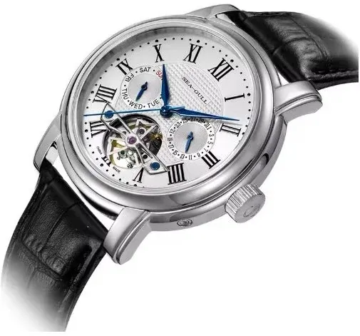 Seagull D819.622 Automatic Mechanical Open Heart Watch