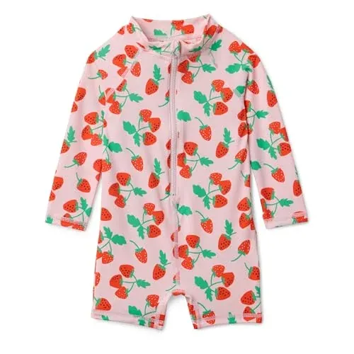 Amazon Essentials Unisex Babies' Long-Sleeve One-Piece Rashguard