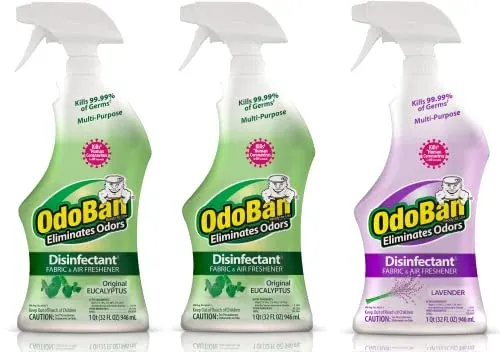OdoBan Ready-to-Use Disinfectant and Odor Eliminator 3-Pack 32oz (Lavender)