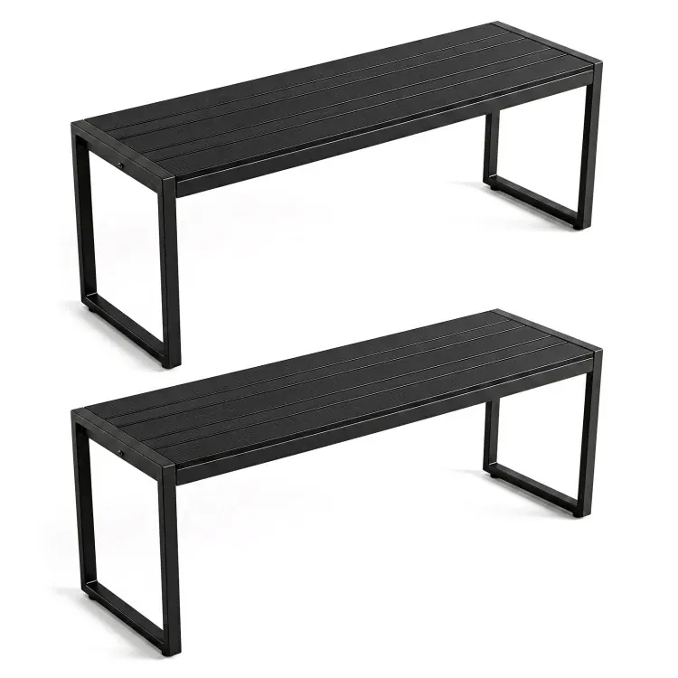 Costway 48" Outdoor Benches 2-Pack