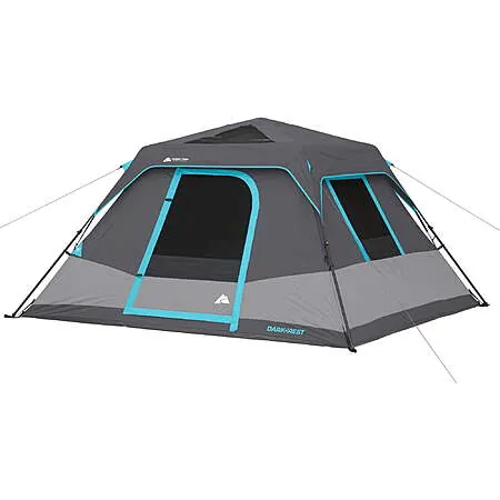 Ozark Trail 6-Person 10'x9' Dark Rest Instant Cabin Tent (Gray)