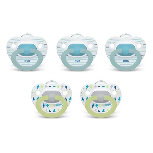 NUK First Choice Classic Orthodontic Baby Pacifier 5-pack