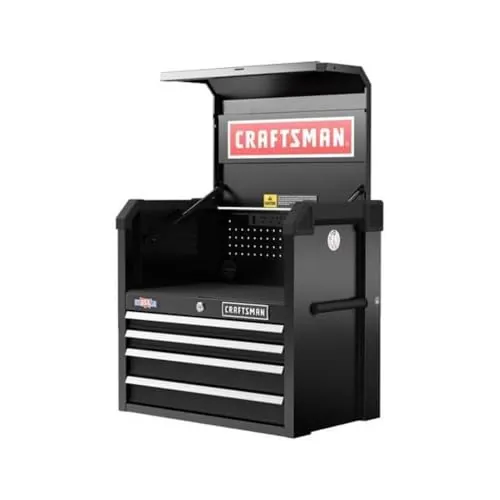 Craftsman S2000 26in 4-Drawer Chest w/ Light & Divide